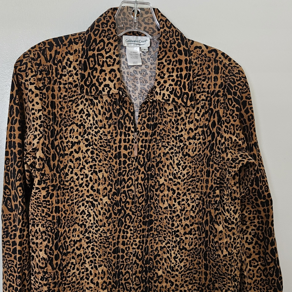 Cabela's Leopard Print Shirt